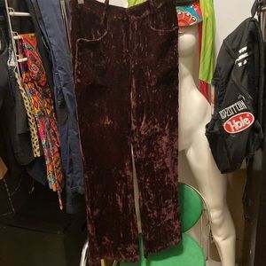 70s velvet bell bottoms vintage